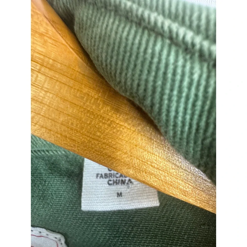 Levis Mens Olive Green Cotton Twill Field Jacket Military Utility Coat Size M